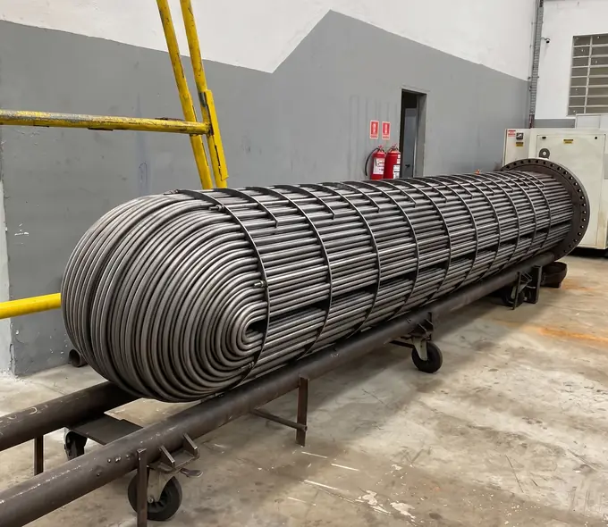 Feixe tubular montado na fábrica da WND